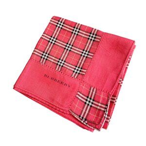 Burberry Vintage Cotton Scarf – Nova Plaid with Ghost Logo